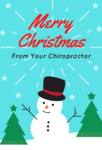 Merry Christmas from Your Chiropractor - Snowman